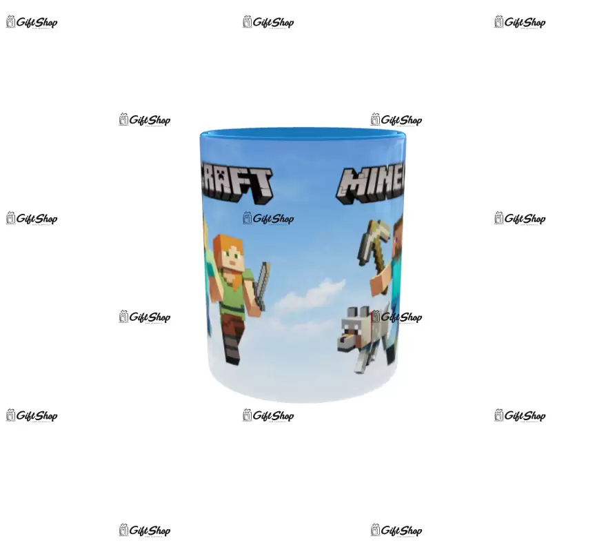 Minecraft, model 1, cana ceramica, 330ml